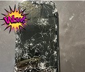 粉々になったiPhone6sの画面も綺麗になります！！